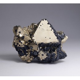 Pyrite and Sphalerite Huanzala, Peru M05023